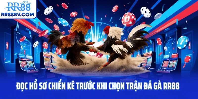 Đọc hồ sơ chiến kê trước khi chọn trận đá gà RR88